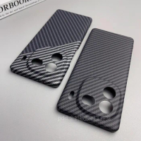 Cover For IQOO 12 Case PC Carbon Fiber Texture Pattern Matte Hard Phone Case For Vivo Iqoo 12 12Pro 11 11S Slim Thin Bumper