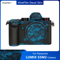 Lumix S5II Camera Stickers S5M2 / S5M2X Decal Skin Wrap Cover for Panasonic S5 II Camera Sticker Anti Scratch Court Wraps Cases