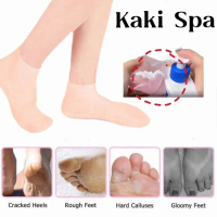 1 Pair Kaos Kaki Silikon Moisturizing Foot Kaos Kaki Gel Silikon Anti Kaki Pecah Foot Spa Foot Care