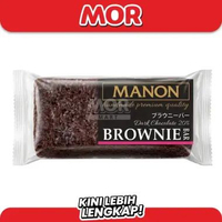 MANON Brownie Bar 60gr - Kue Bronis Chocolate Fudgy Coklat Cake Original