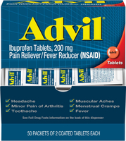 Advil Ibuprofen, 200mg, 2 viên (Gói 50)