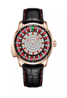 Bonest Gatti Casino Roulette Automatic Unisex Stainless Steel Watch, Leather Strap