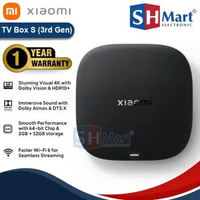 Xiaomi Tv Box S 3rd Gen 2GB + 32GB Smart Google TV 4K UHD Streaming Media Player Dolby Vision