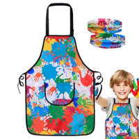 Artist Canvas Apron With Pockets Painting Apron Painter Adjustable