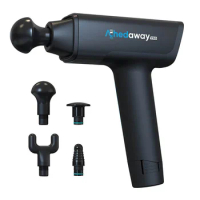 Achedaway Pro 2021 Custom Logo And Case OEM ODM Heated 24v Relax Cellulite Deep Fascial 16mm Sports Massage Gun for deep tissue