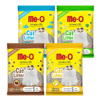 【Me-O】咪歐低粉塵凝結貓砂-檸檬清香5L/自然無香5L/蘋果淡香5L/咖啡飄香5L