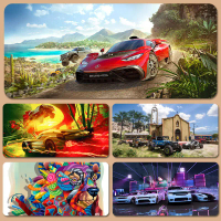 Tấm lót chuột đua xe thể thao trên ô tô, Tấm lót bàn phím dày lớn thêm, Tấm lót bàn chơi game, Tấm l
