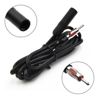 1Pcs Plastic Metal 71 Inches Car Male To Female Radio AM/FM Antenna Adapter Extension Cable Universal