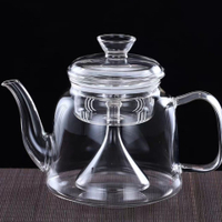 玻璃壺蓋內膽茶道配件養生壺壺蓋煮茶壺蒸茶壺注水壺蓋子玻璃茶具