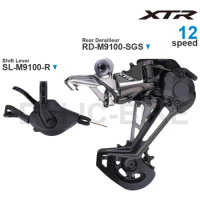 SHIMANO XTR M9100 1x12v Groupset SL-M9100-R Shifter and RD-M9100-SGS Rear Derailleur 12 Speed Original parts