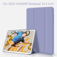 New case for HUAWEI 2020 MatePad 10.4 inch Tri-fold Silicone soft shell cover for huawei matePad LTE/10.4" for model BAH3-W09