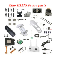 Hubsan Zino H117S RC Drone Spare Parts blade shell motor charge Remote control GPS Lamp strip Control board