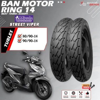 BAN MOTOR RING 14 TUBLES MIZZLE STREET VIPER BAN MOTOR TUBLESS BEAT VARIO SCOOPY RING 14 TUBELESS 90