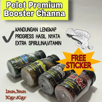 Pelet Premium Channa repack terbaik - pelet pigmen booster channa termurah 30gram- Pakan Booster Cha