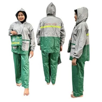 Spartan Gladiator JC-101 Jas Hujan Setelan Jaket Celana PVC Lentur Waterproof All Size Dewasa Pria W