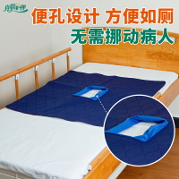 老人護理床墊帶便孔專用單癱瘓臥床老人隔尿墊防水可洗護理床褥子