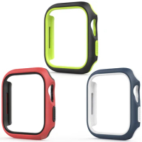 TPU PC Case Cover For Apple Watch Series 4 5 6 SE 40MM 44MM Case Protector shell For iWatch 40MM 44MM Case No Glass Film