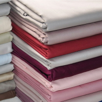 60支棉純棉貢緞被單 純色全棉雙人素色床單被套 床笠 可定制
