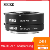 MEKE MK-RF-AF1 Metal AF Macro Extension Tube Auto Focus Adapter ring 13mm 18mm for Canon EOS-R EOS-RF EOS-RP Series camera