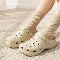 Cloud Clog Shoes for Women, Thick-Soled Outdoor Closed-Toe Slippers, Non-Slip Soft Sole Nurse Shoes,