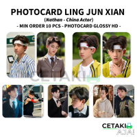 CETAK PHOTOCARD 2R 1 SISI HD UNOFFICIAL AKTOR DRACIN LING JUN XIAN DRACIN NATHAN ISI 10 25 50 100 TE