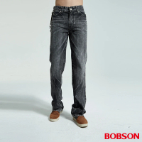 【BOBSON】男款中直筒褲(1732-87)