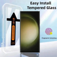 Tempered Glass For Huawei Ultra P60 Pro P30 P40 P50 Mate 50 60 Nova 8 10 12 Easy Automatic installer Screen Protector