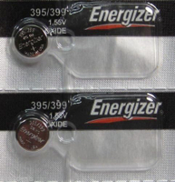 2 PK 395 Energizer นาฬิกาแบตเตอรี่ SR927W 395/399 sr927sw ใหม่