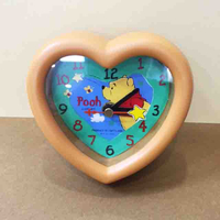 【震撼精品百貨】Winnie the Pooh 小熊維尼~鬧鐘~心型造型-黃色