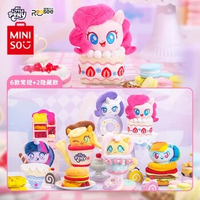 New Genuine MINISO My Little Pony Food Party Series Plush Blind Box Cartoon Cute Plush Ornaments Hand-made Toys Children's Gifts
