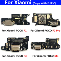 USB Charging Port Flex Cable Dock Connector Board Repair Parts For Xiaomi Poco F2 Pro F3 F1 X3 Pro