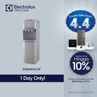 Electrolux Dispenser Air Galon Atas Silver - Child Lock- Kompresor R600 Ramah Lingkungan - Air Sedin