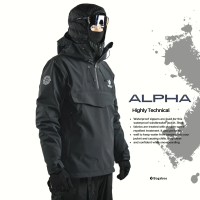 BOGABOO ANORAK JACKET GORETEX 3 LAYER WATERPROOF Pria Wanita - JAKET GUNUNG Gorpcore