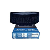 Songkok Peci Awing AC Motif Laser Tinggi 9 5
