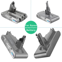 Rechargeable Battery for Dyson Vacuum Cleaner Filter V6/V8/V10/V11 Fluffy Batteries Animal LI-ion Battery or Adapter charger