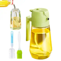 Cooking Oil Spray Bottle effective Convenient Cooking Oil Dispenser transparent Multifunctional Glass Oil Bottle For Cooking