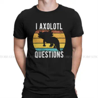 Kawaii axolotl Unique TShirt Axolotl Lover 100% Cotton Creative Gift Idea T Shirt Short Sleeve Hot Sale