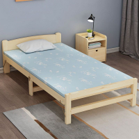 實木折疊床家用單人床成人午休床經濟型出租房簡易雙人床1.2m床鋪