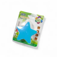 Lampu Tidur Bentuk Bintang Light Star / Lampu Kamar Tidur Bintang Biru