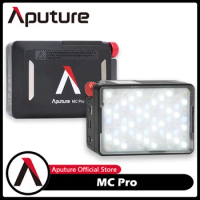 Aputure MC Pro RGBWW LED Video Light 2000K-10000K IP65 Magnetic Attraction Diffuser Photography Lighting for Vlog Photo Studio