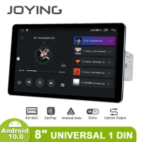 JOYING Universal 1 Din Android 10 Car Radio stereo Head Unit Multimedia Player Cassette Tape recorder 1280*800 Steering Wheel