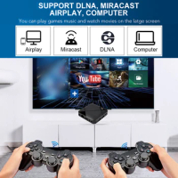 HD TV Game Console With Androids 9 High-Definition Medias Player Gift For Friends Family