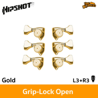 Hipshot Grip-Lock Open ลูกบิดกีต้าร์ ล็อคสาย 3+3 (6K2GL0G)