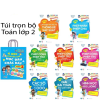 Sách - [ Lớp 2 ] - (Bộ 8 quyển): Trọn bộ Toán lớp 2 - Học chuyên sâu học đâu chắc đấy Toán 2