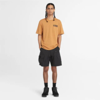 【Timberland 官方旗艦】男款黑色彈性短褲(A6VAJ001)