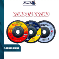 MAGIC FLAP DISC 4 Inch Sanding Grinder Disc Sandpaper Grinder Abrasive Flap Disc Mata Asah Grinder