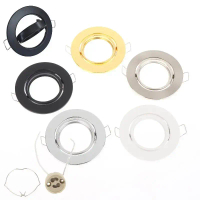 1 Set Pusingan Lekapan Downlight Pemegang Led Cutout Untuk Pemegang Mentol Tersembunyi LED Spot Ligh