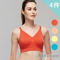 【Intimate 內著】4件組 美胸全方位運動內衣(L-XXL)