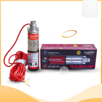 solarpump 24V 250W ปั๊มบาดาลโซล่าเซลล์ 24โวลต์ 250 วัตต์ ลงบ่อ นิ้ว ต่อตรงจากแผงหรือแบต 24V ปั๊มซัมเ