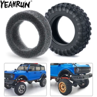 YEAHRUN 4PCS Rubber Tyres 15x42mm for 1/18 Kyosho Jimny, 1/24 MINI-Z 4×4 JEEP Wrangler Axial SCX24 Wheel Tires Upgrade Parts